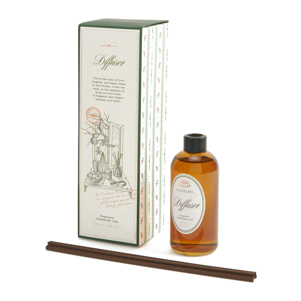 Castelbel Fragrance Diffuser Homemade Marmalade - 200mL – official P3 product view