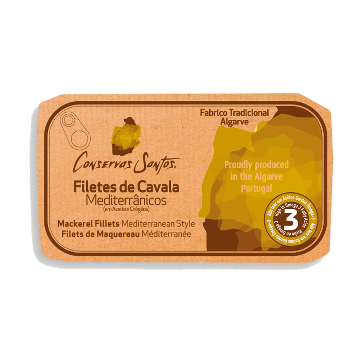 Portuguese canned mackerel selection