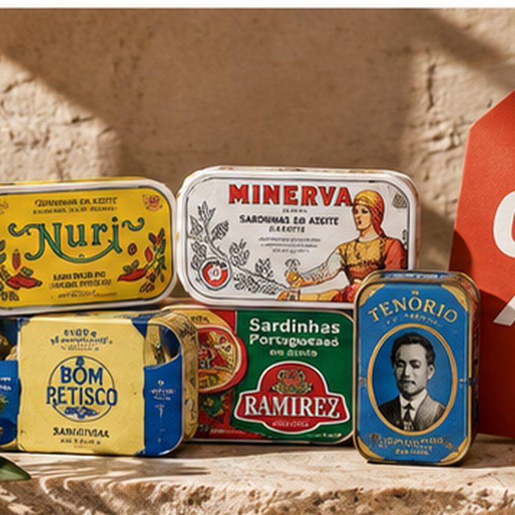 Portuguese sardines and conservas on sale