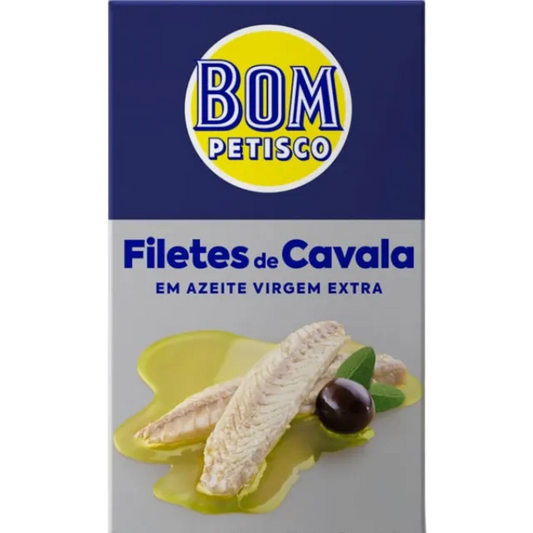Filetes de Cavala Bom Petisco em Azeite Virgem Extra