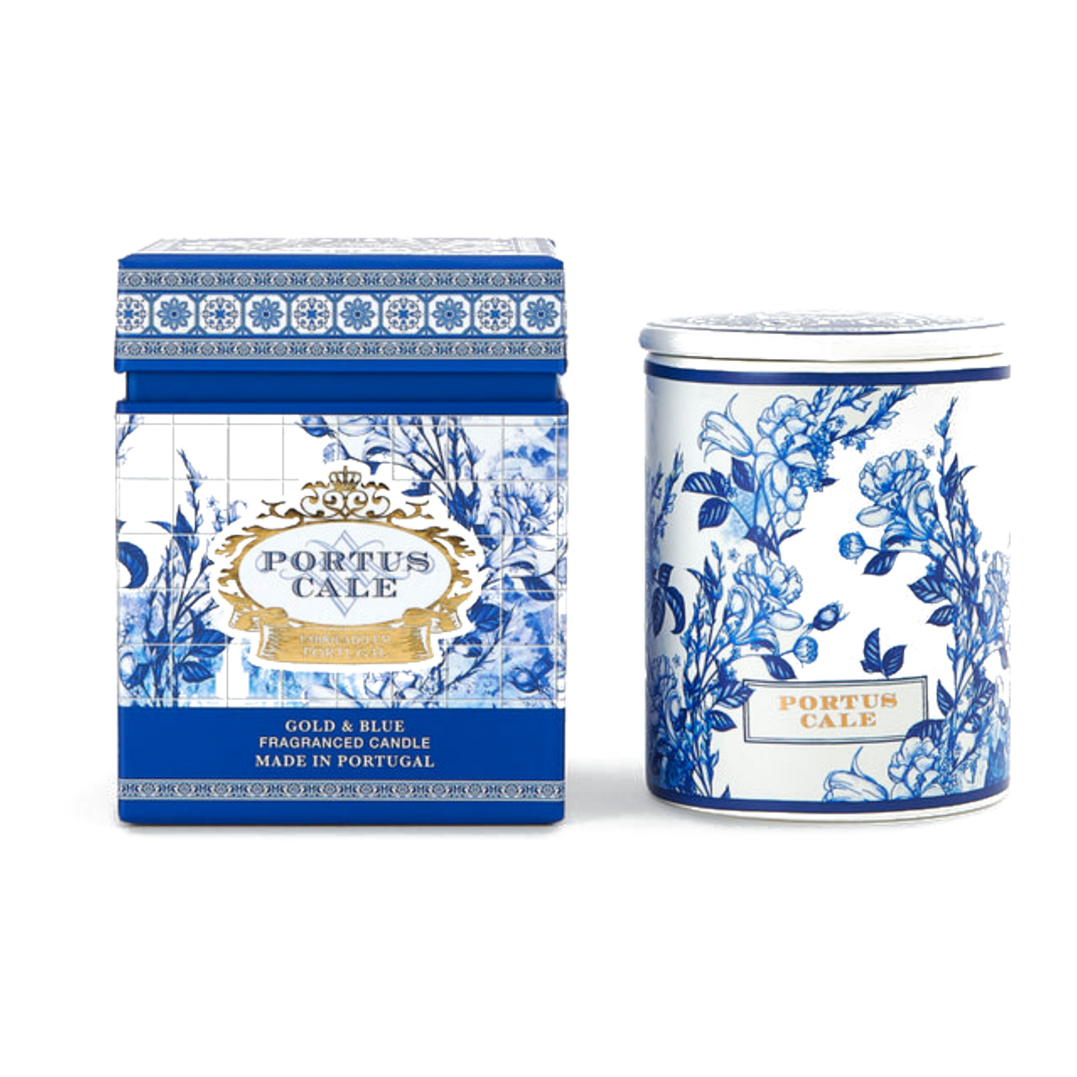 Portus Cale Gold & Blue Scented Candle 210g
