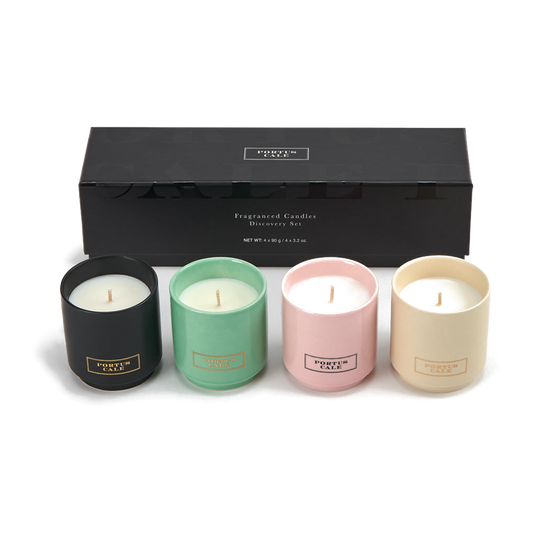 Portus Cale Discovery gift set of four scented candles