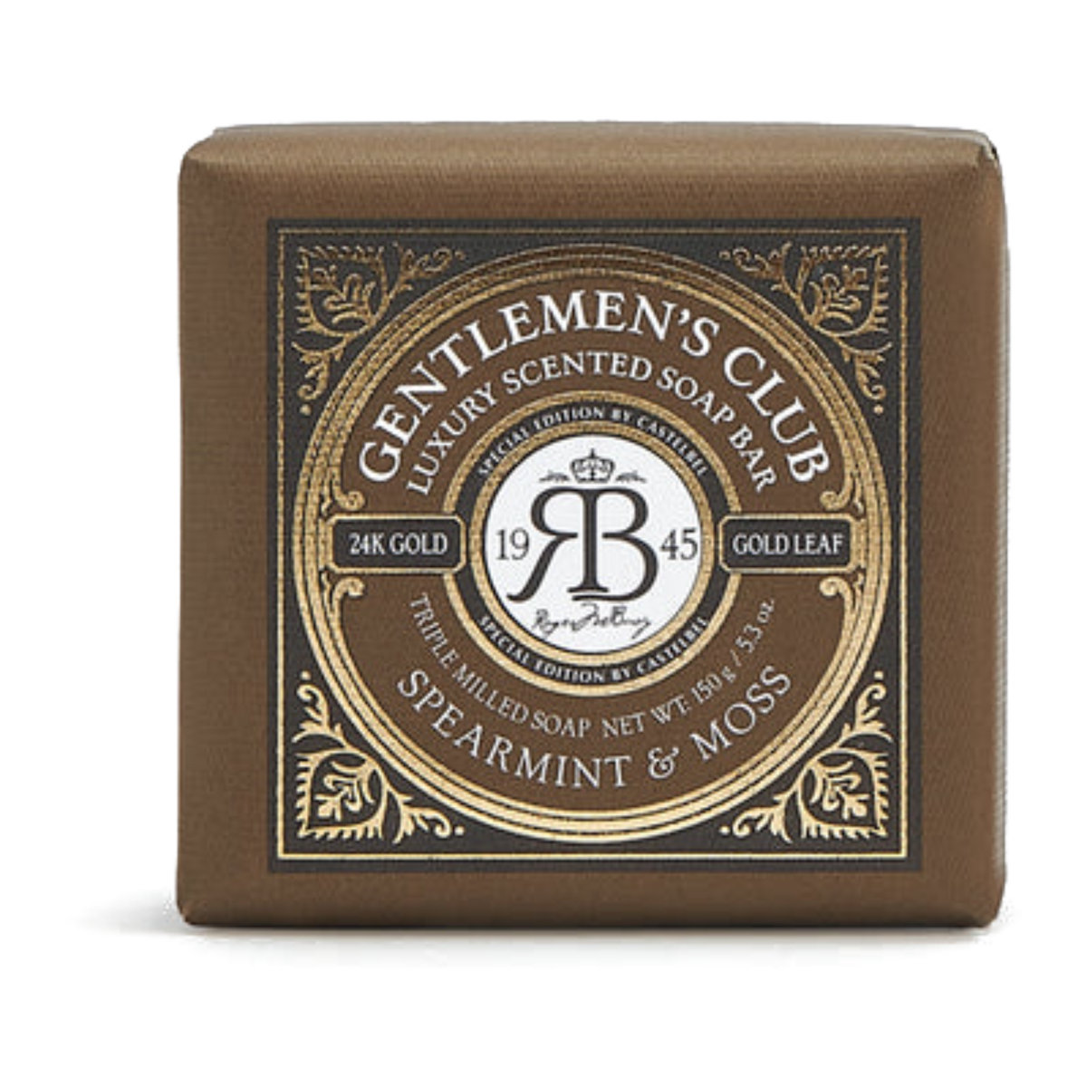 Gentlemen's Club Spearmint & Moss Soap 150g