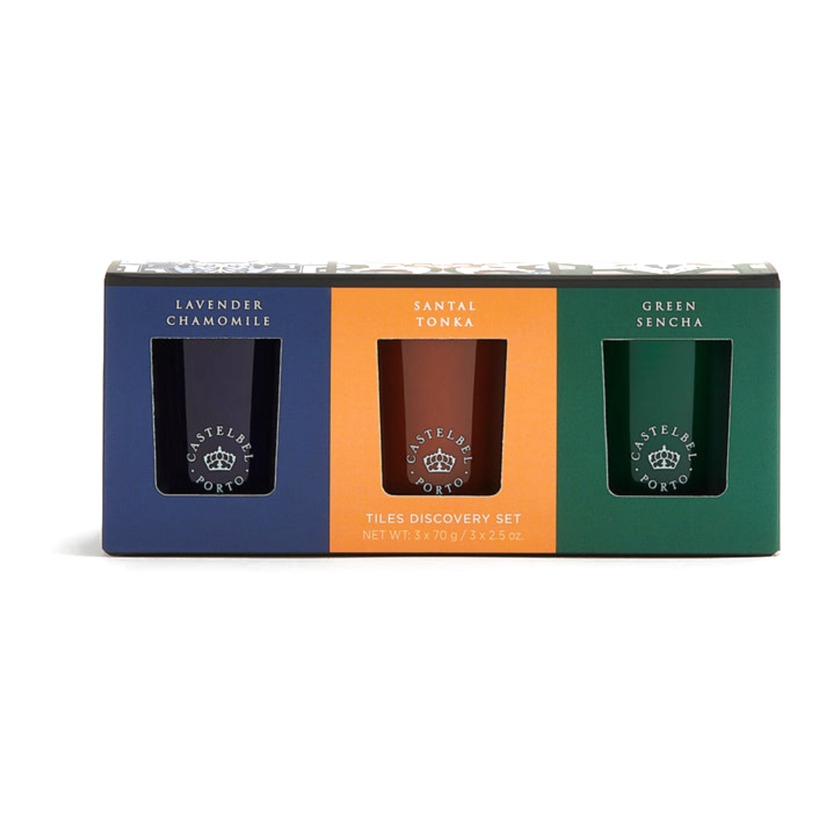 Castelbel Tiles Candle Discovery Set 3x70g