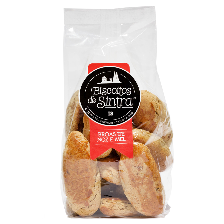 Biscoitos de noz e mel