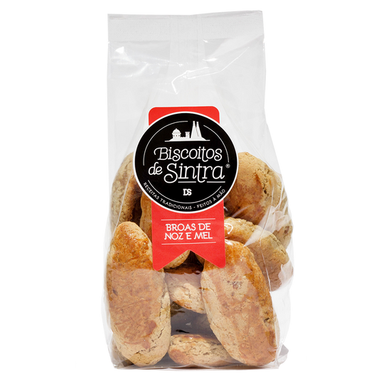 Biscoitos de noz e mel