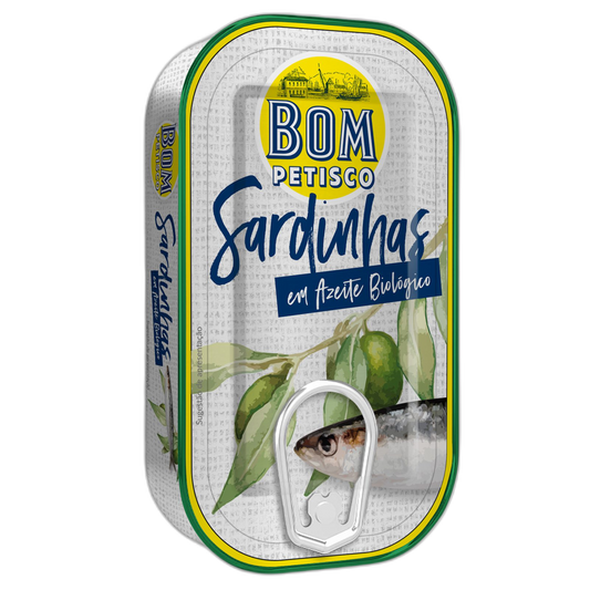 Bom Petisco BIO Portuguese sardines in organic olive oil