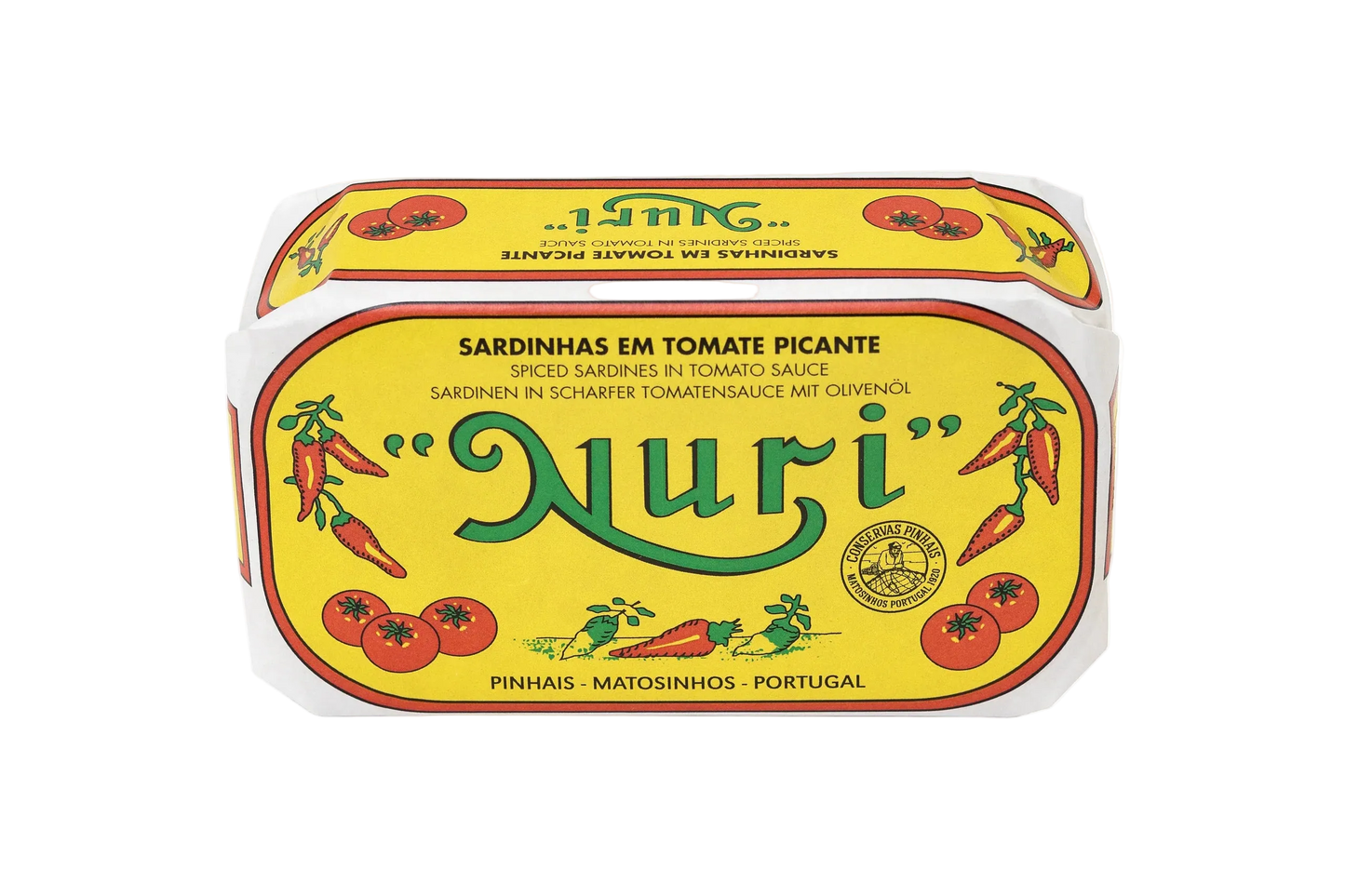 NURI Signature Collection – 4 Premium Portuguese Sardines (4 × 125g)