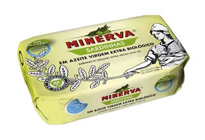 Sardinhas Minerva em Azeite Virgem Extra Biológico
