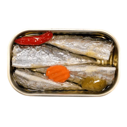 Minerva Sardines In Spicy Olive Oil With Carrots & Pepper