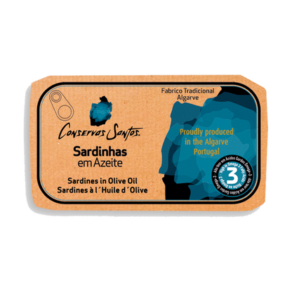 Campo Santos sardines in olive oil, 120g tin