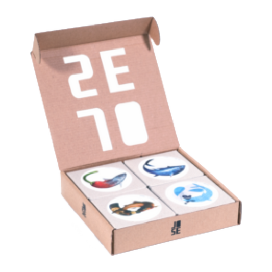 José Gourmet official four-pâté gift box packaging reference; pictured pâtés differ from this curated selection