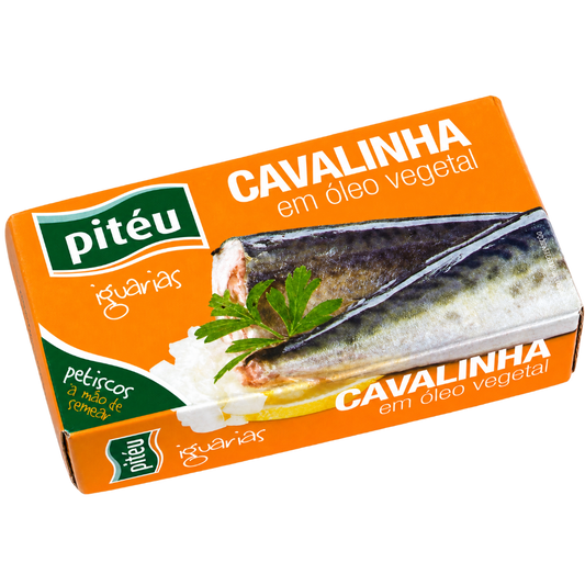 Pitéu little mackerel in vegetable oil 120g