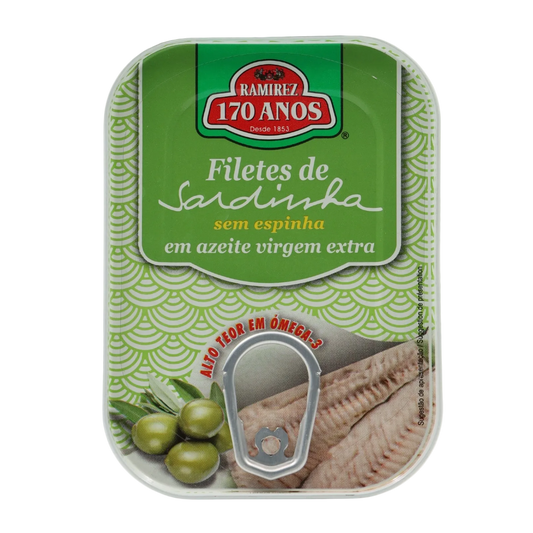 Filetes de sardinha sem espinhas Ramirez em azeite virgem extra
